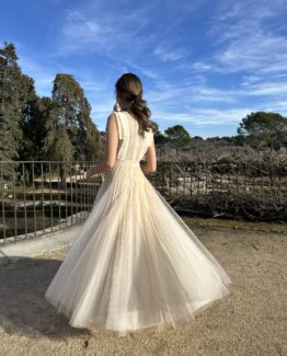 Vestido Versalles tul y bordado