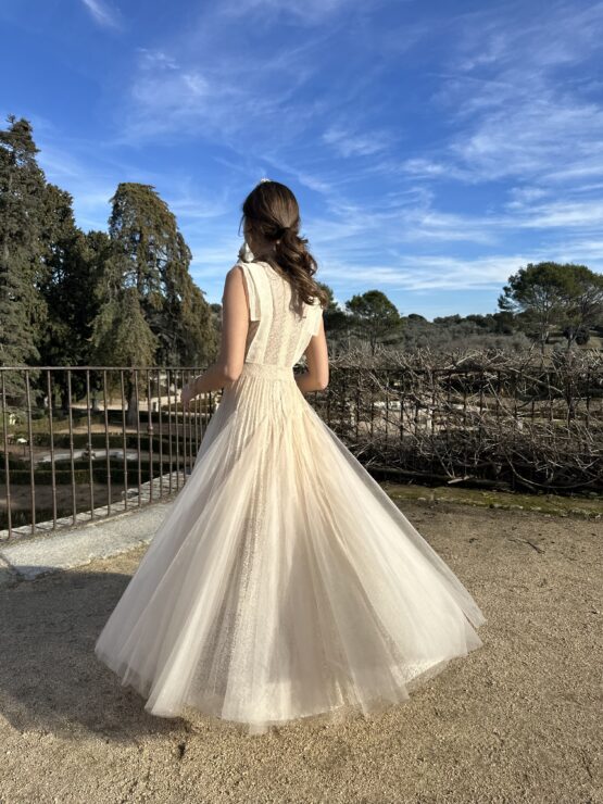 Vestido Versalles tul y bordado