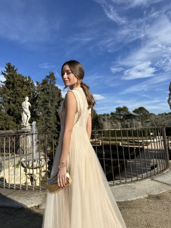 Vestido Versalles tul y bordado - Imagen 4