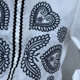 Camisa bordada candela black - Imagen 2