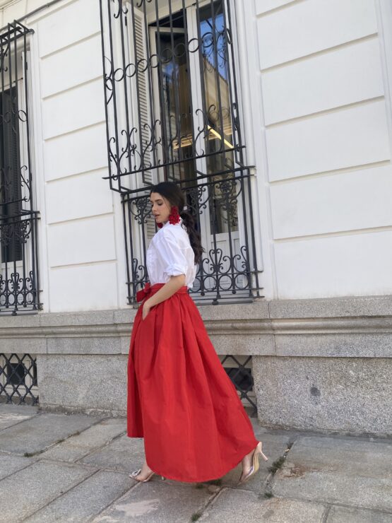Falda Triana rouge - Imagen 3