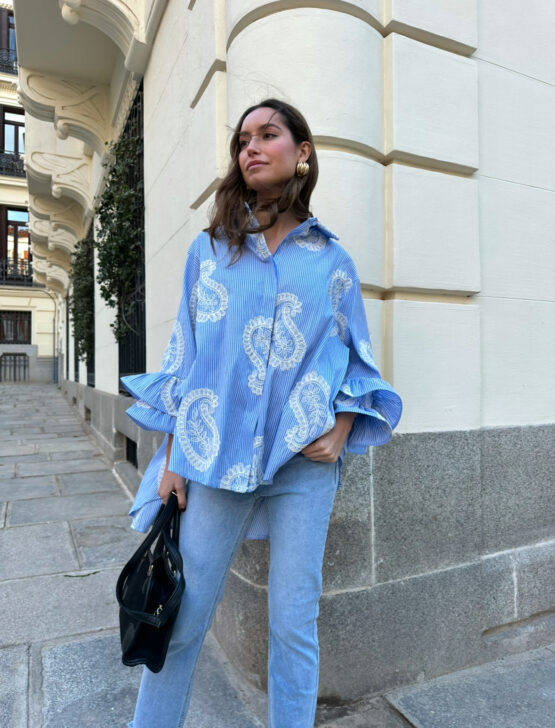Camisa bordada normandie