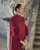 Vestido candela plisado dahlia red
