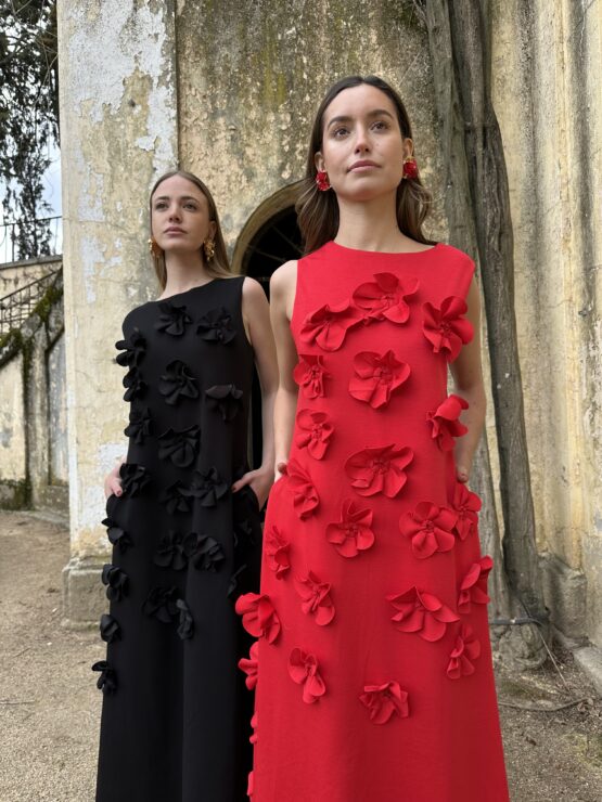 Vestido clavel negro - Imagen 9