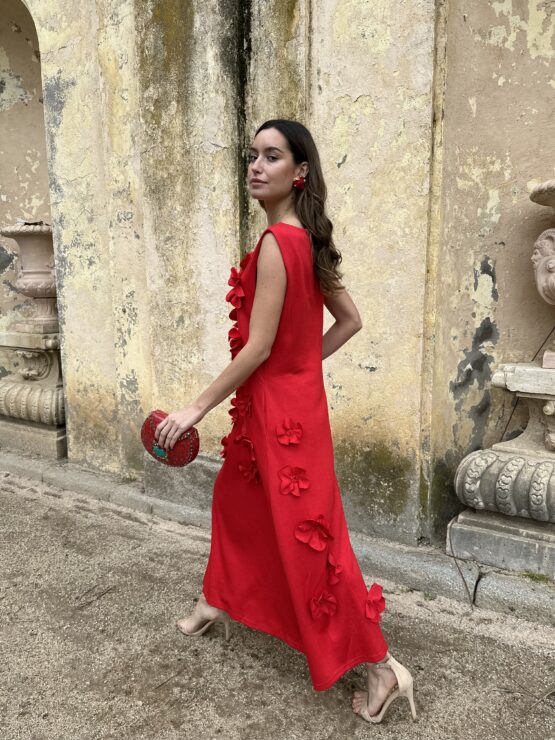 Vestido clavel rouge - Imagen 10