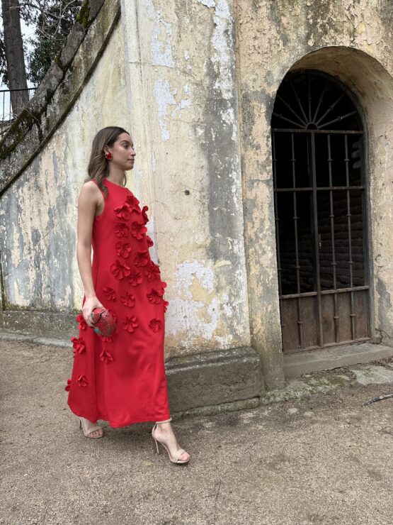 Vestido clavel rouge - Imagen 6