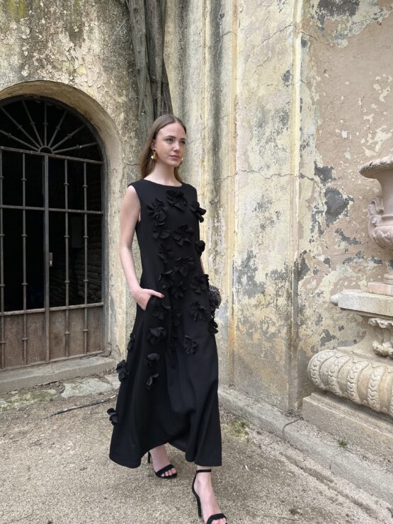 Vestido clavel negro - Imagen 7