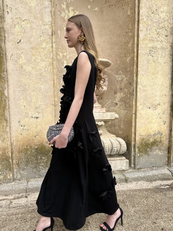 Vestido clavel negro - Imagen 8