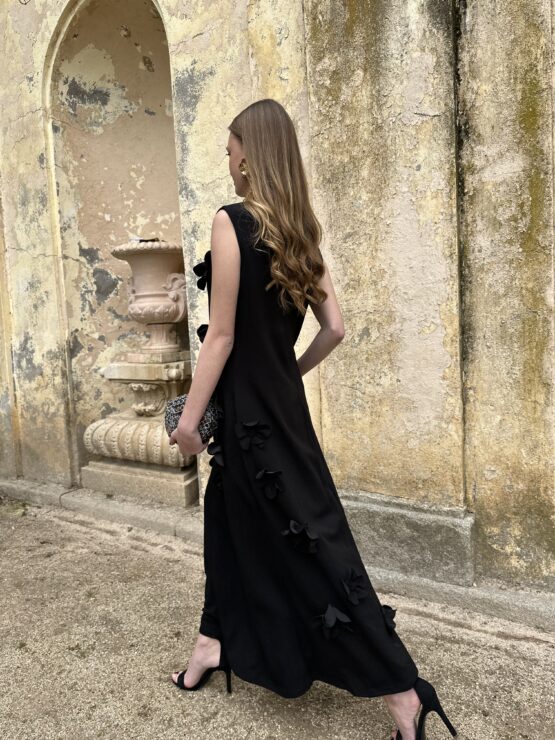 Vestido clavel negro - Imagen 4