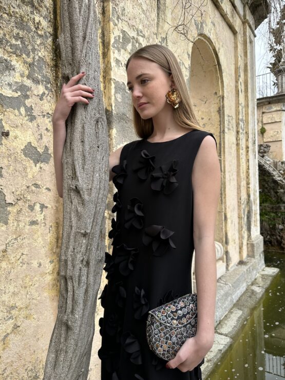 Vestido clavel negro - Imagen 3