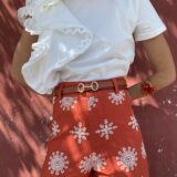 Pantalón bordado Sena teja - Imagen 4