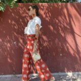 Pantalón bordado Sena teja - Imagen 5