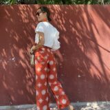 Pantalón bordado Sena teja - Imagen 3