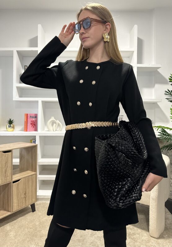 Vestido de punto gabrielle noir - Imagen 3