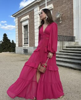 Vestido portobello fucsia