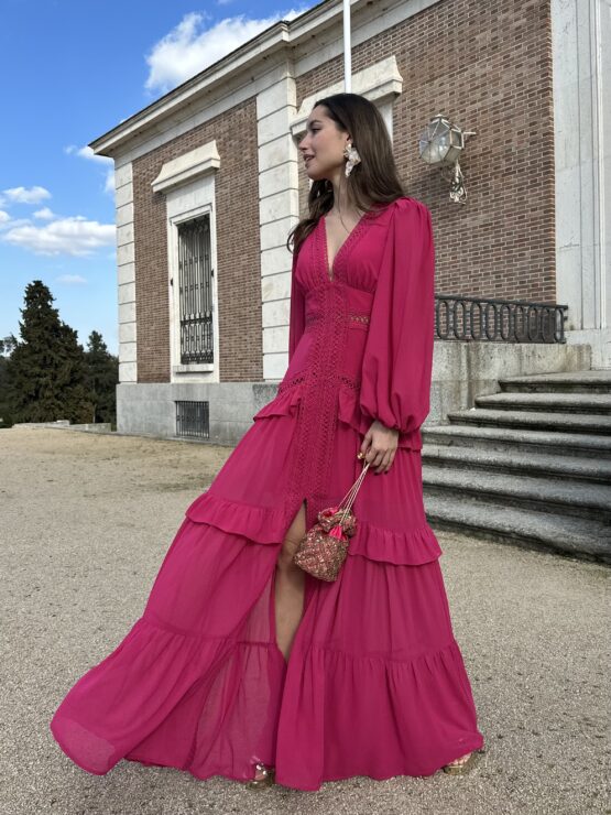 Vestido portobello fucsia