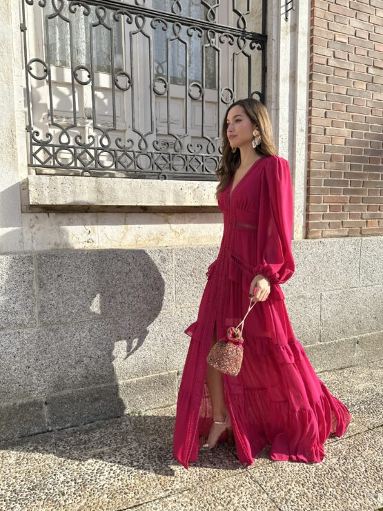 Vestido portobello fucsia - Imagen 6