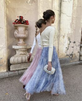 Falda tul eve Blue