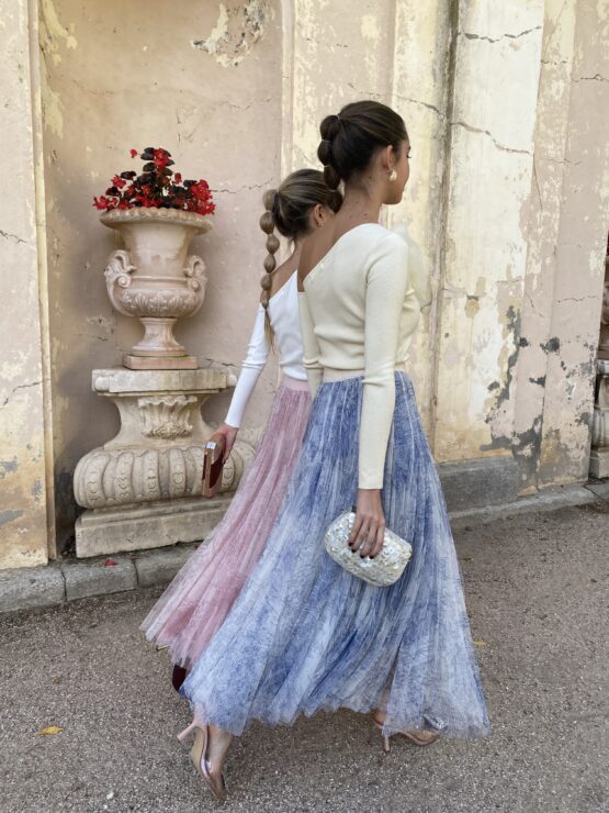 Falda tul eve Blue