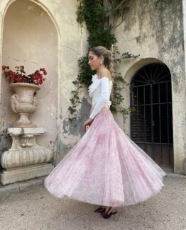Falda tul eve pink