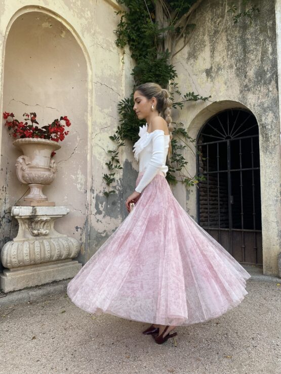 Falda tul eve pink