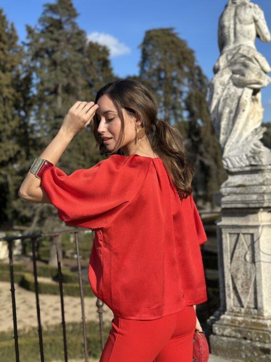Blusa luxe rouge - Imagen 4