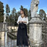 Falda lunar guipur negro - Imagen 4