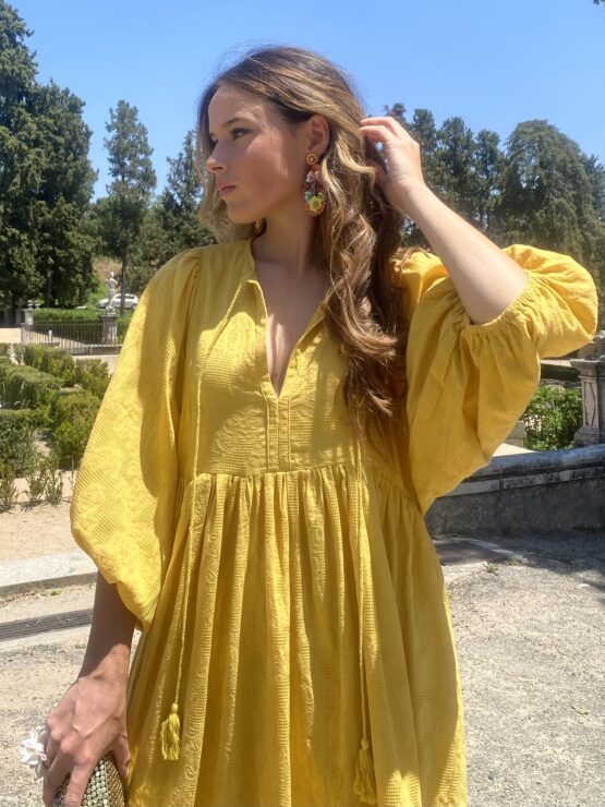 Vestido Amelia butter yellow - Imagen 5