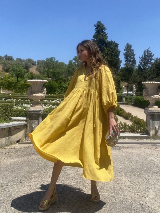 Vestido Amelia butter yellow - Imagen 4