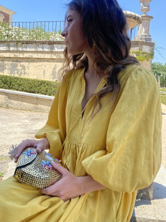 Vestido Amelia butter yellow - Imagen 3