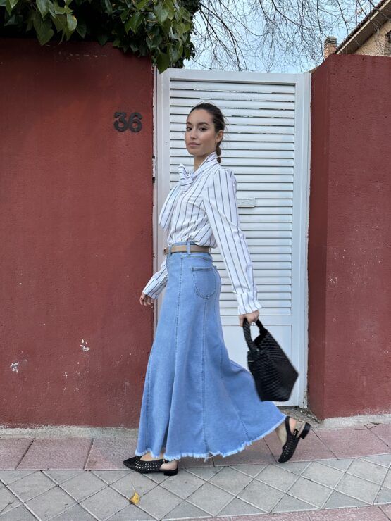 Falda denim sena - Imagen 5