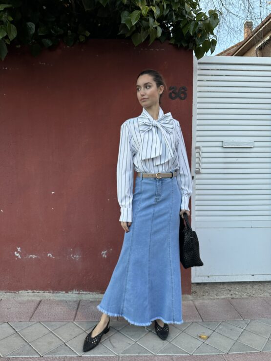 Falda denim sena - Imagen 6