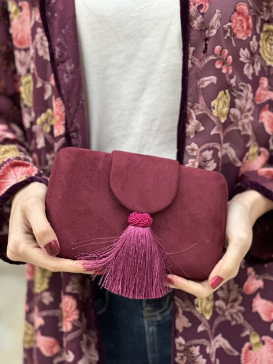 Bolso alamar burdeos - Imagen 2