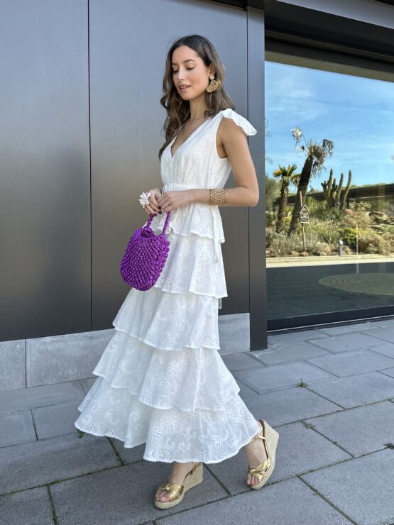 Vestido bordado inglés Margot - Imagen 6