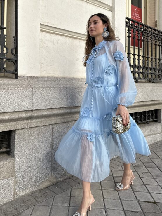 Vestido Elise sky Blue