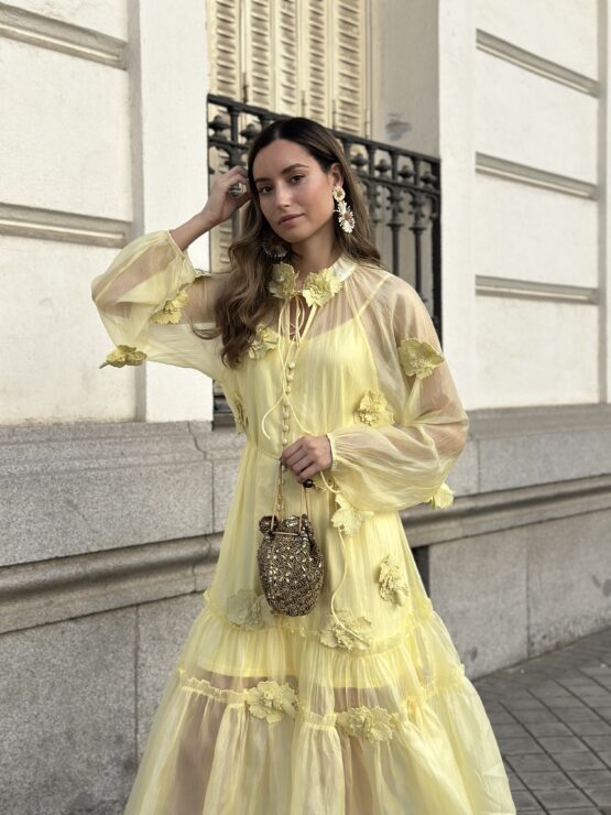 Vestido elise butter yellow