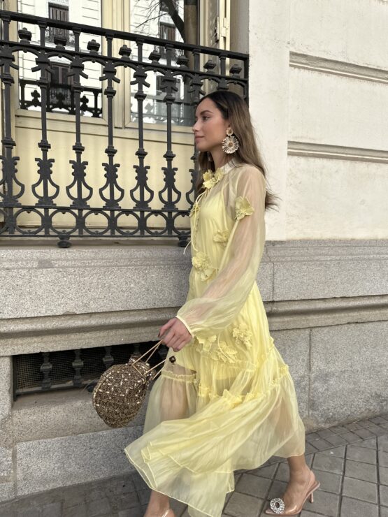 Vestido elise butter yellow - Imagen 5