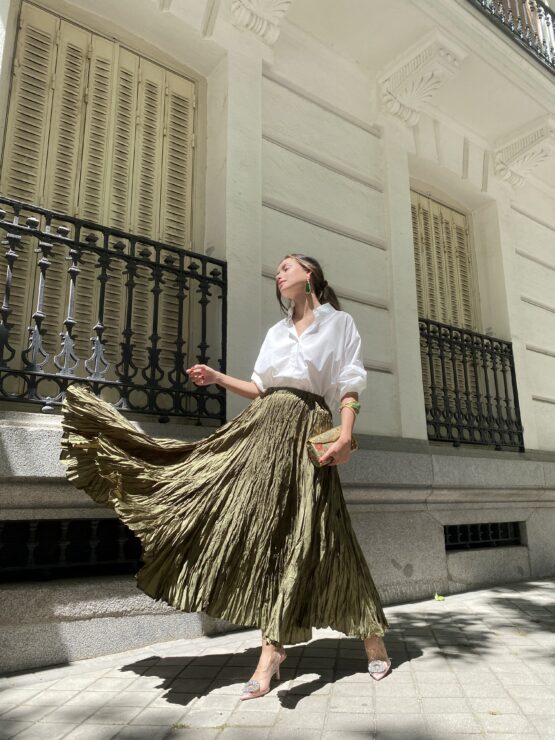 Falda Cerdeña Oliva - Imagen 2