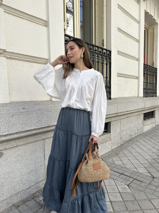 Falda Petra Blue índigo - Imagen 4
