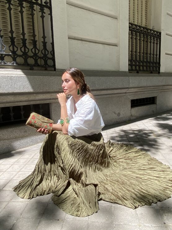 Falda Cerdeña Oliva - Imagen 5