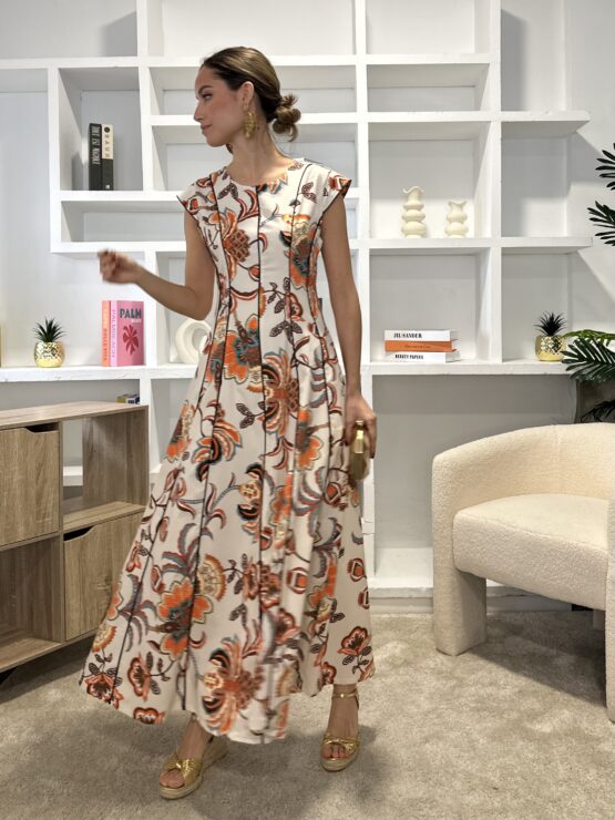 Vestido orchid teja - Imagen 3