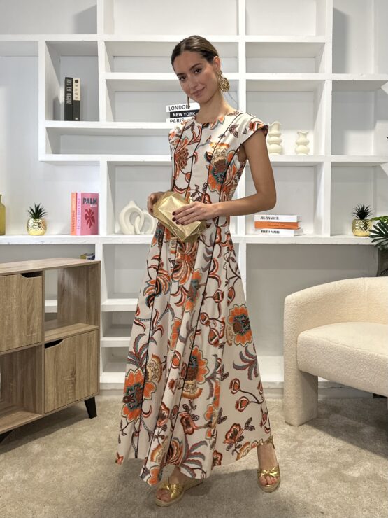 Vestido orchid teja - Imagen 2