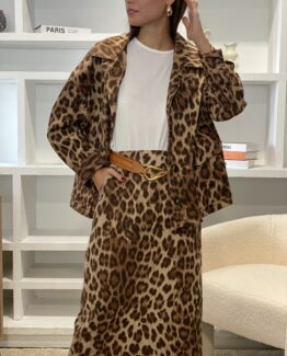 Cazadora Leopard