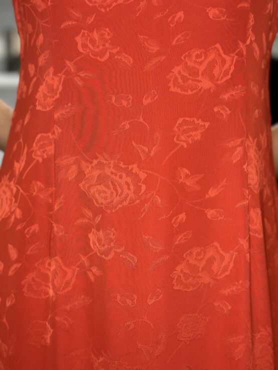 Vestido Rocio flecos rouge - Imagen 3