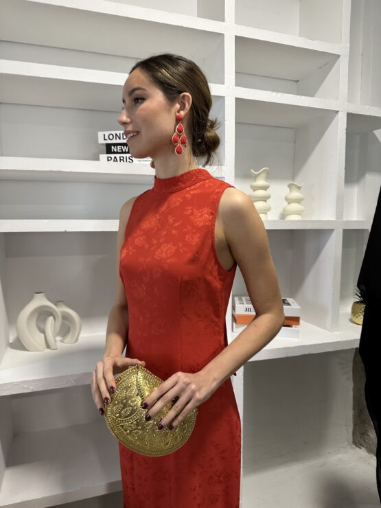 Pendiente Valentina rojo - Imagen 4