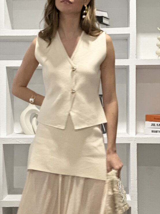 Conjunto punto Palermo beige - Imagen 4