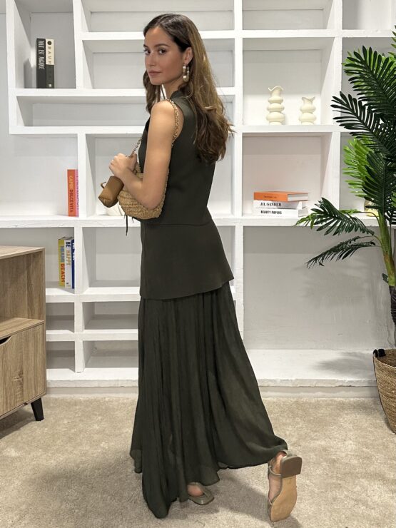 Conjunto de punto Palermo khaki - Imagen 3