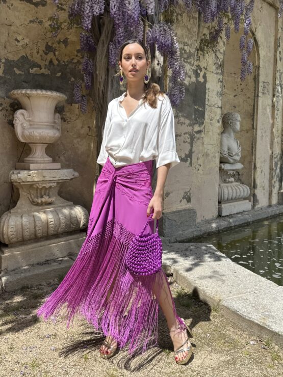 Falda bordada zahara buganvilla - Imagen 6