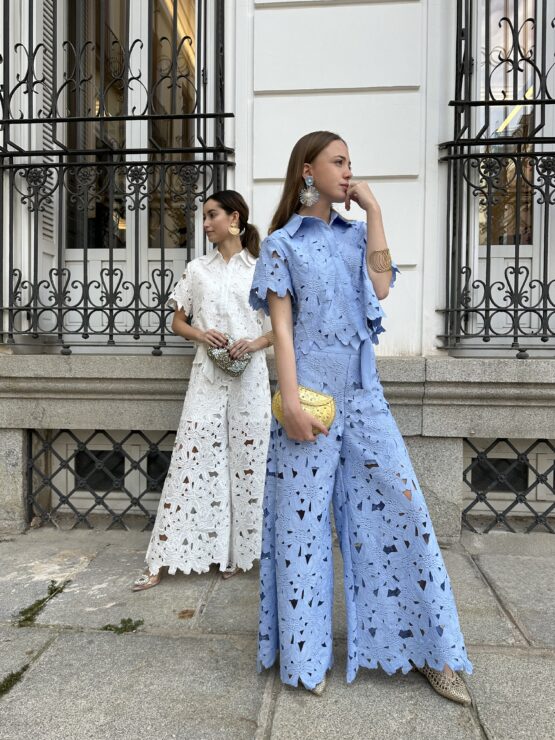 Conjunto guipur Bolonia blue - Imagen 5