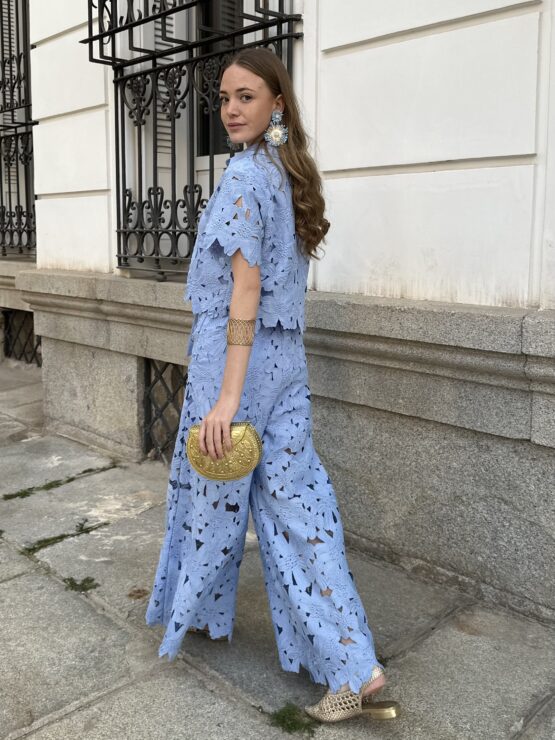Conjunto guipur Bolonia blue - Imagen 2